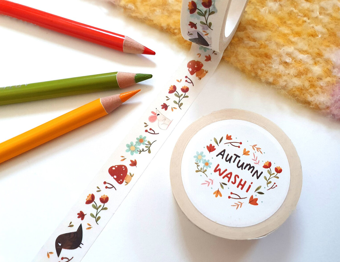 DISCONTINUED Autumnal washi tape
