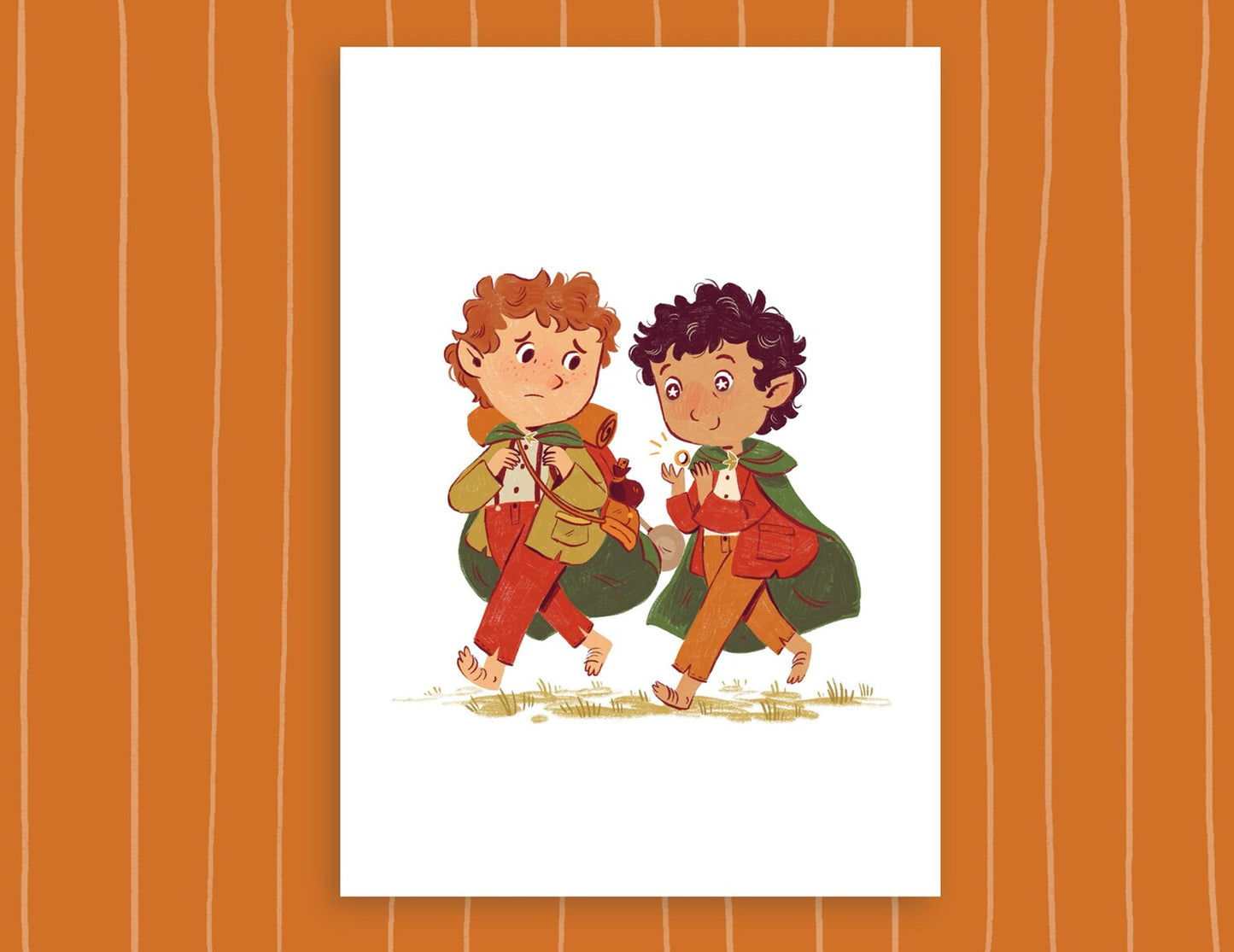 Sam & Frodo art print