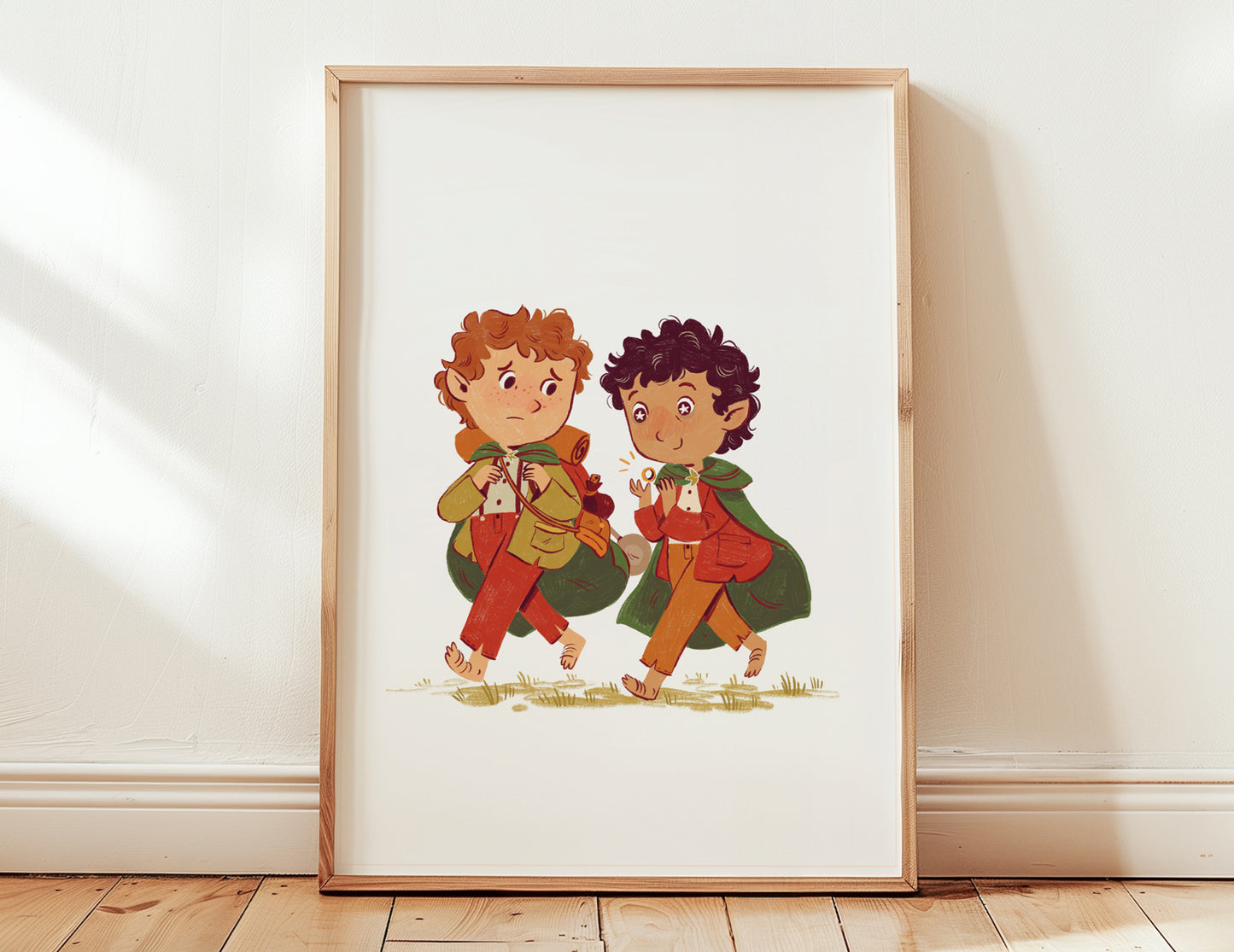 Sam & Frodo art print