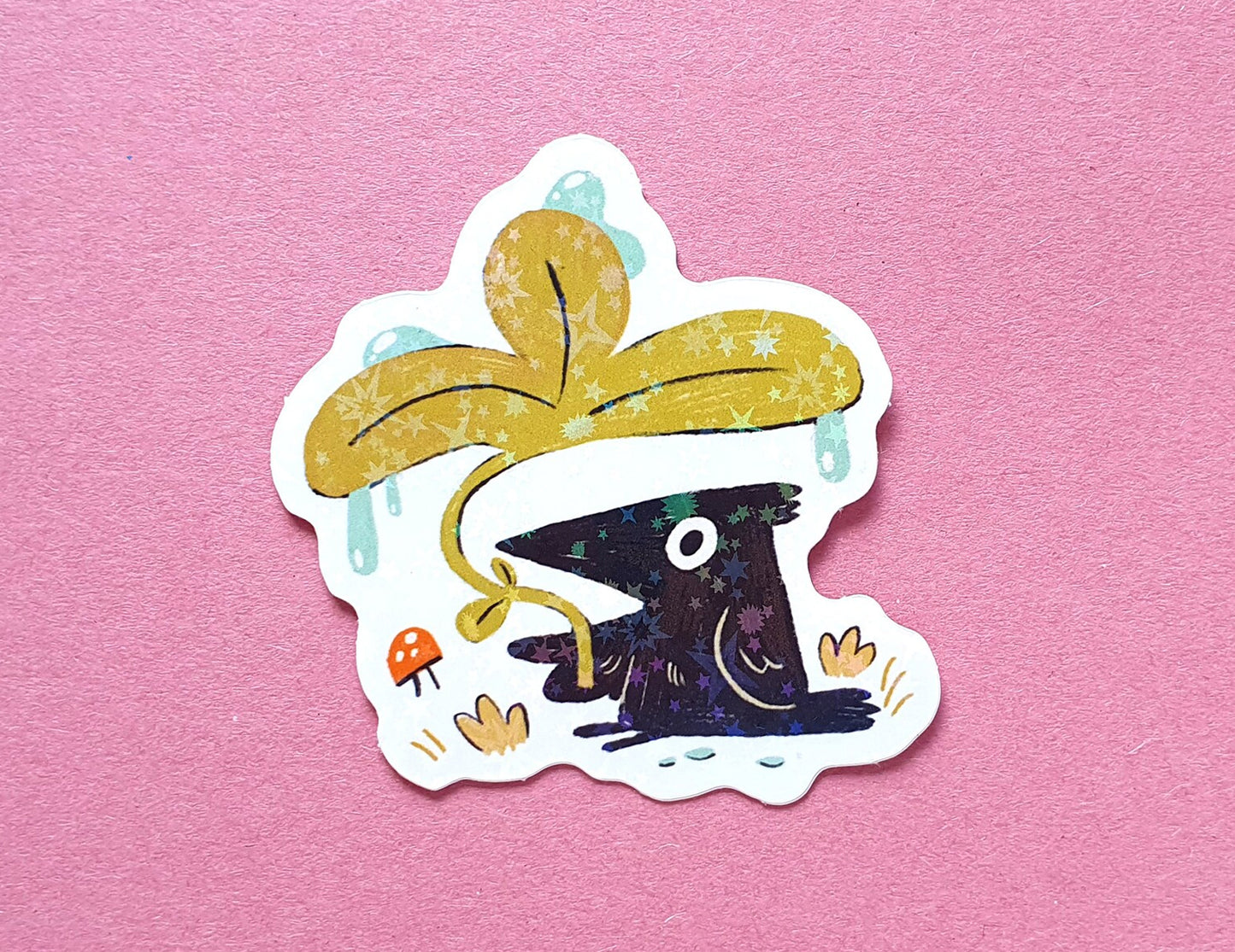 Leaf Raven sticker