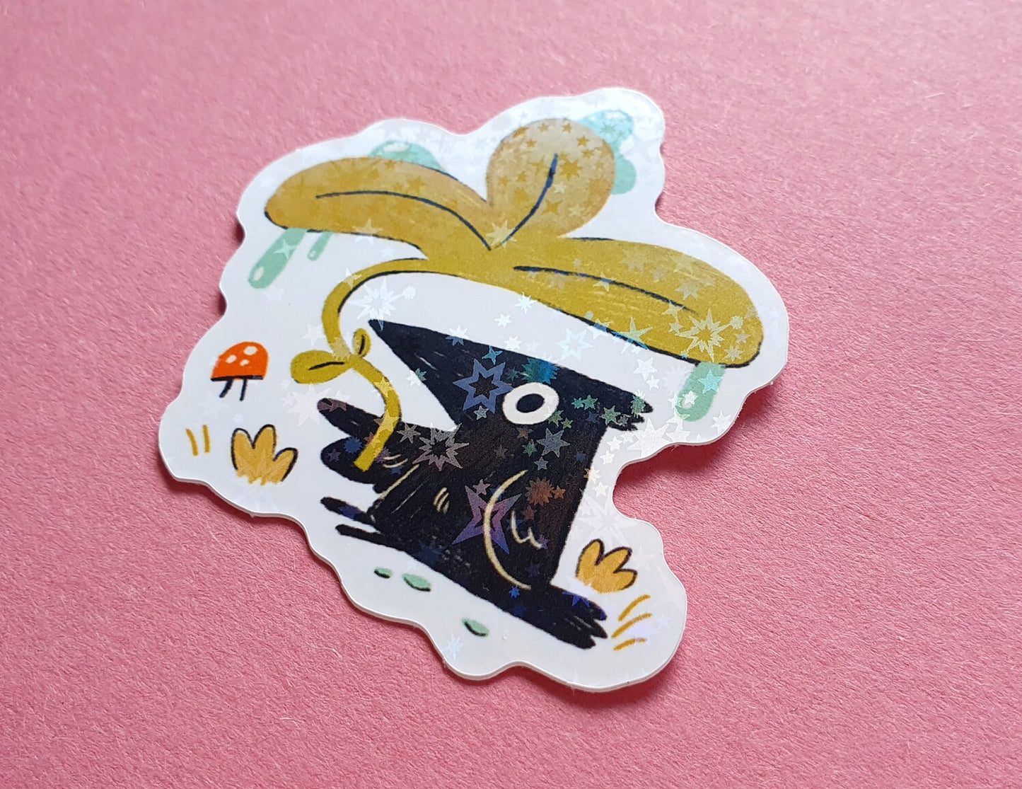 Leaf Raven sticker