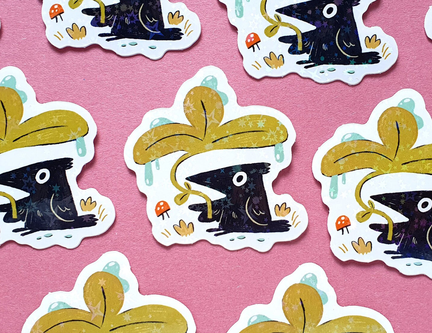 Leaf Raven sticker