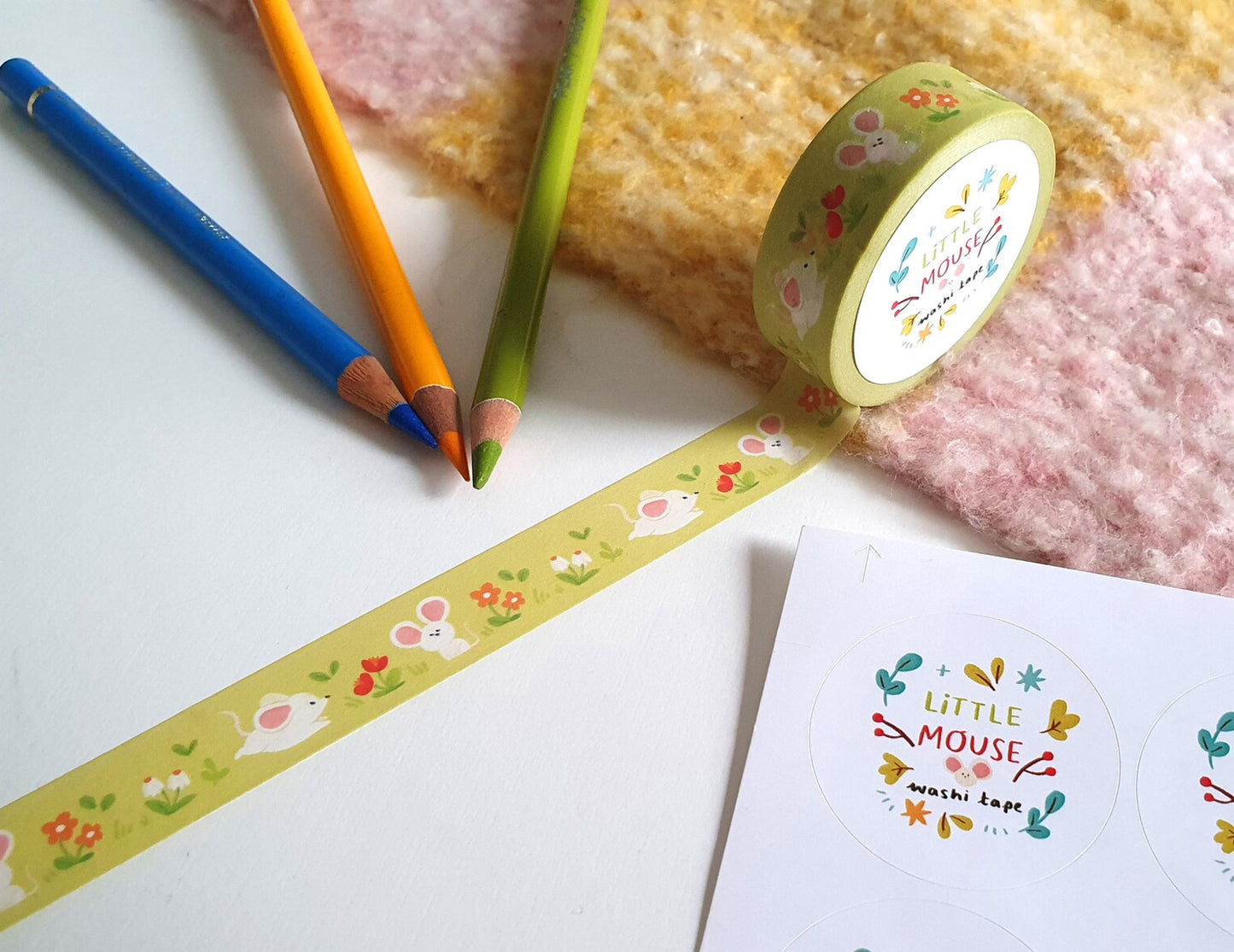 DISCONTINUED Little Mouse washi tape