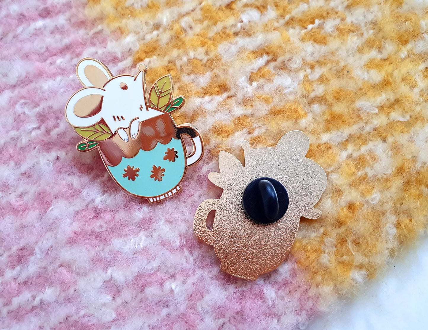 Teacup Mouse enamel pin