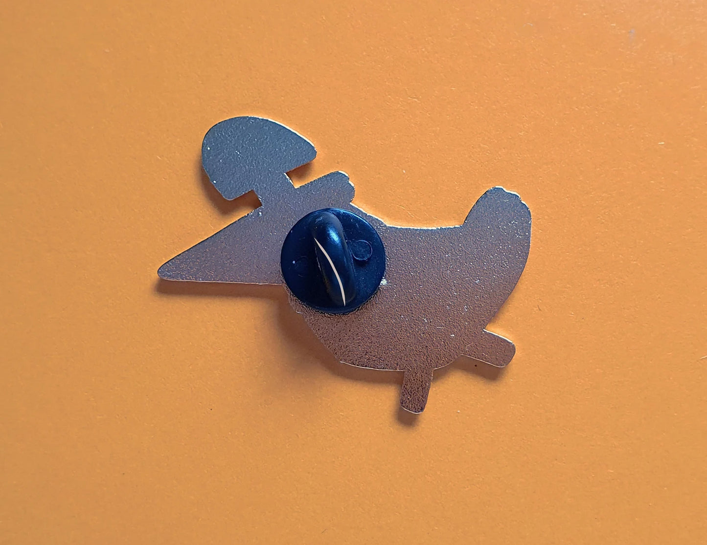 Mushroom Raven enamel pin