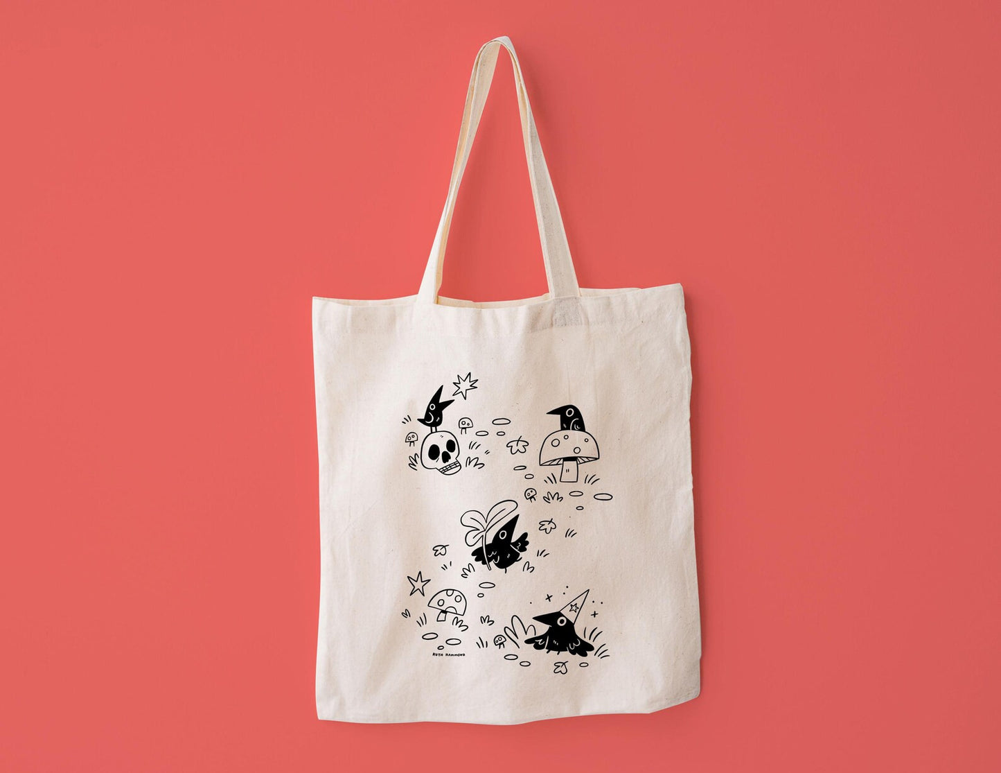 Raven Chums tote bag