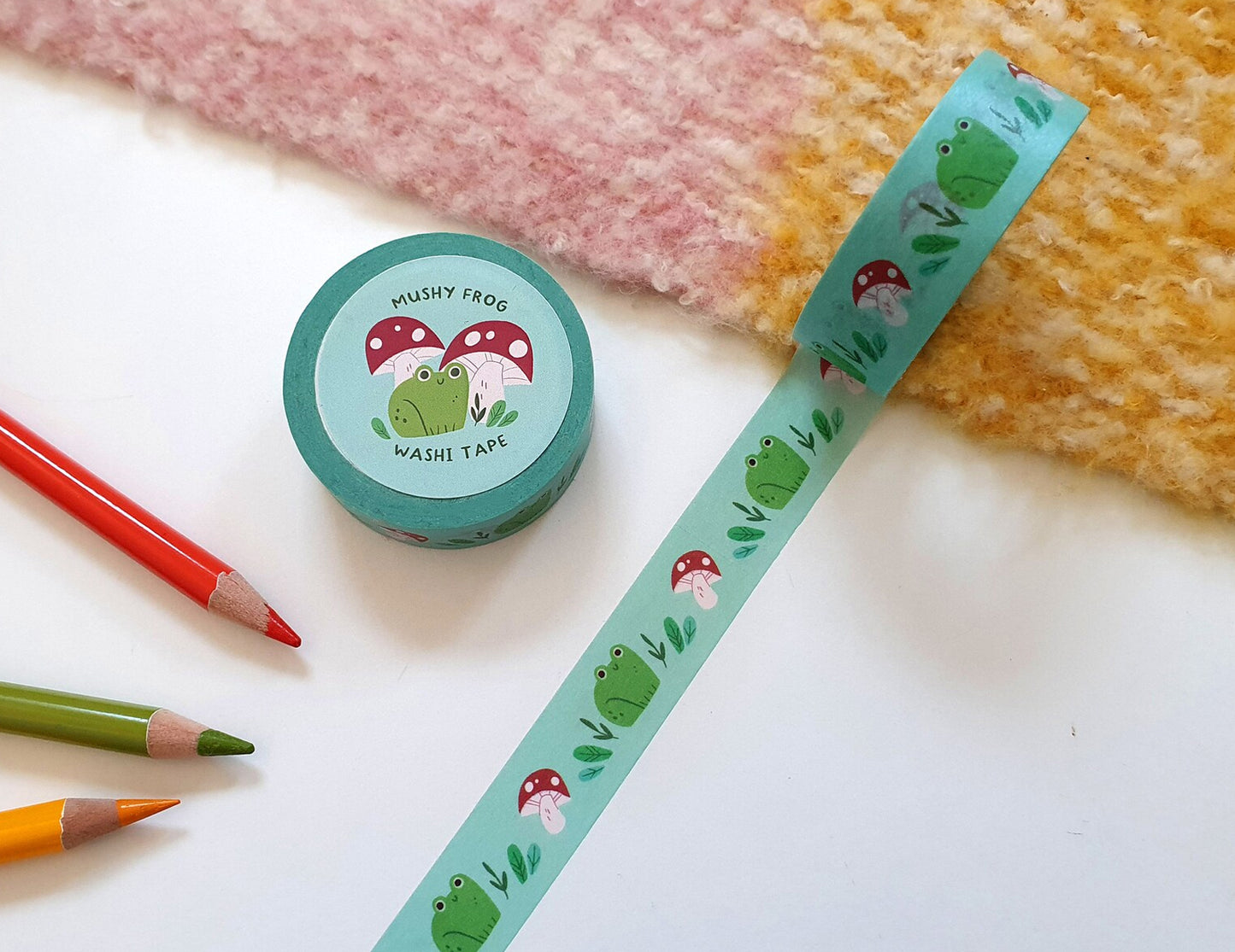 DISCONTINUED Mushy Frog washi tape