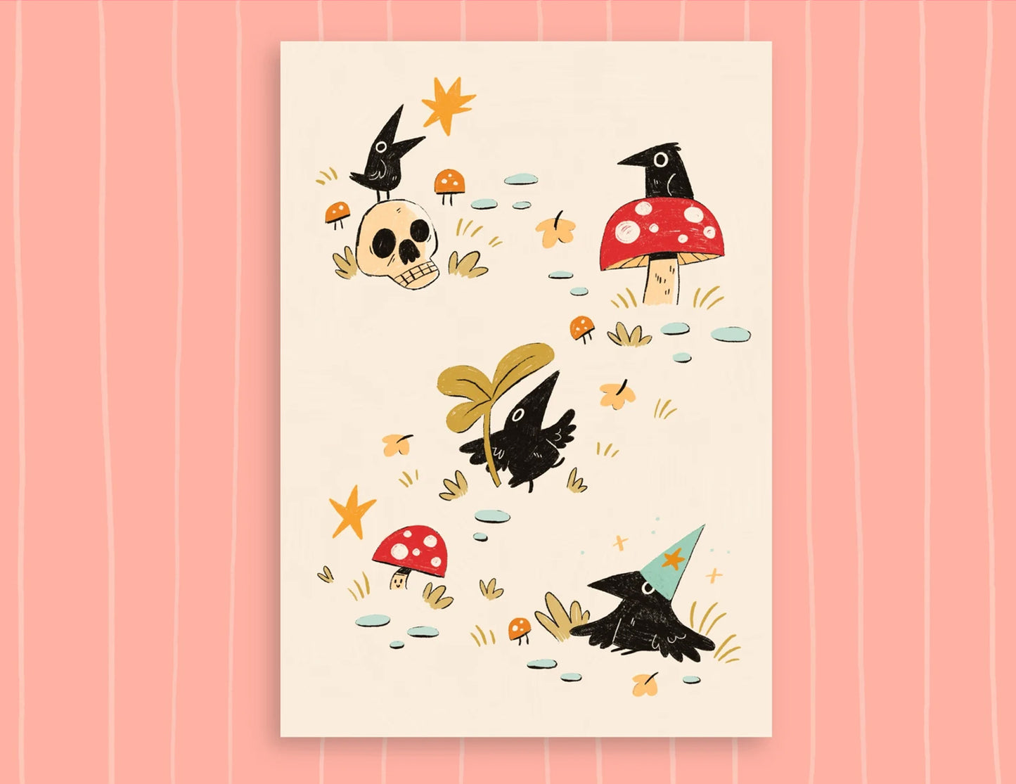 Raven Chums art print
