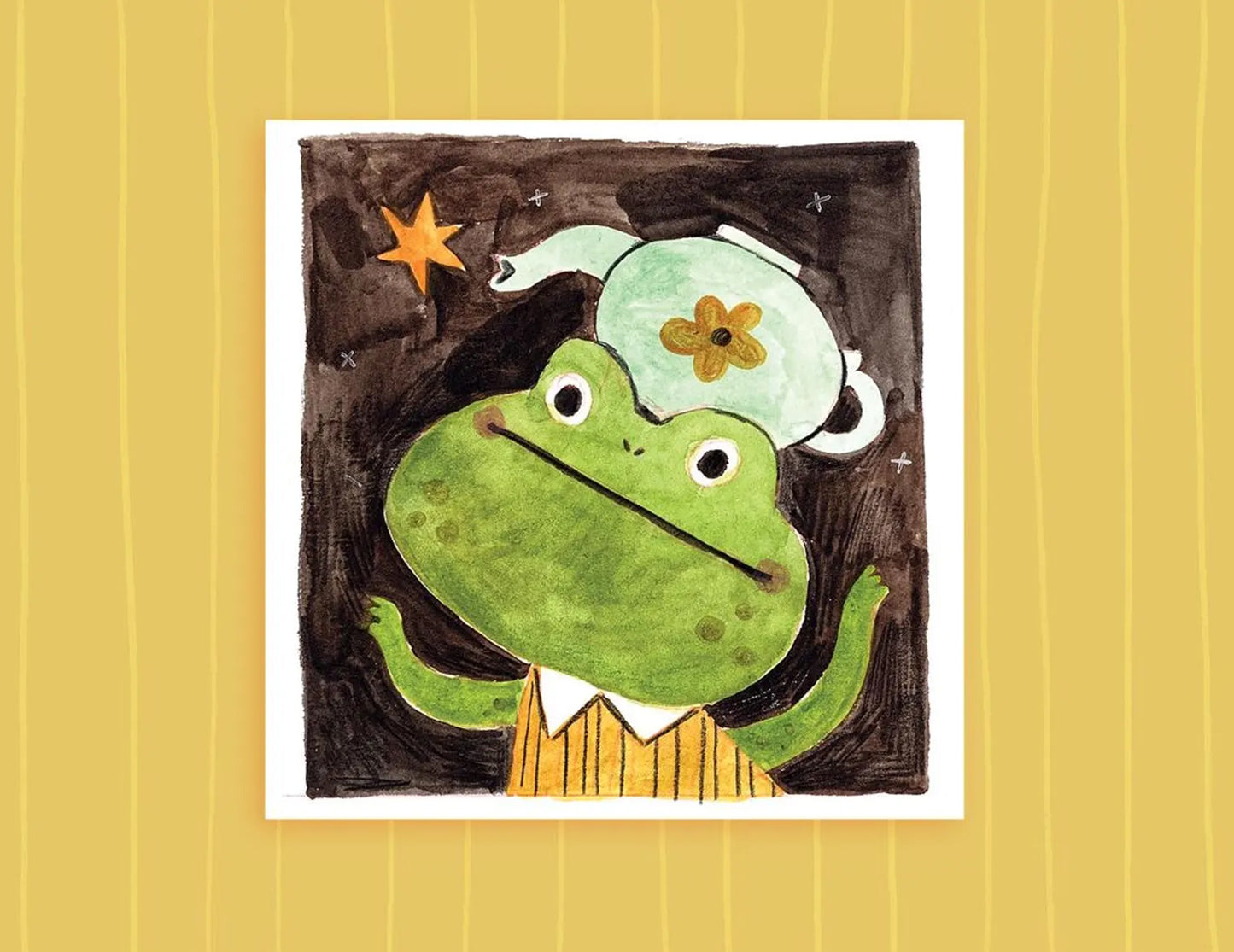 Teapot Frog art print