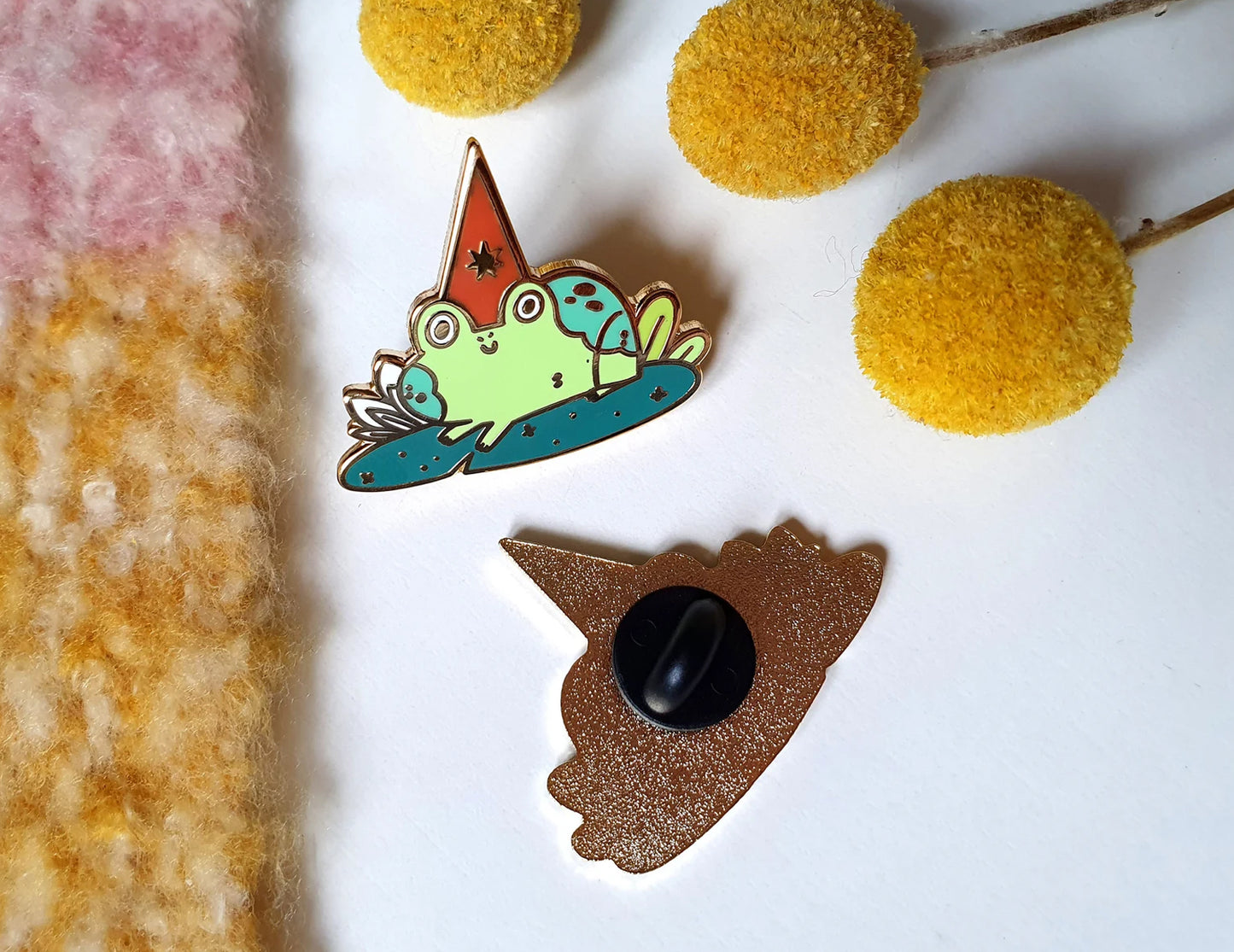 Magical Frog enamel pin