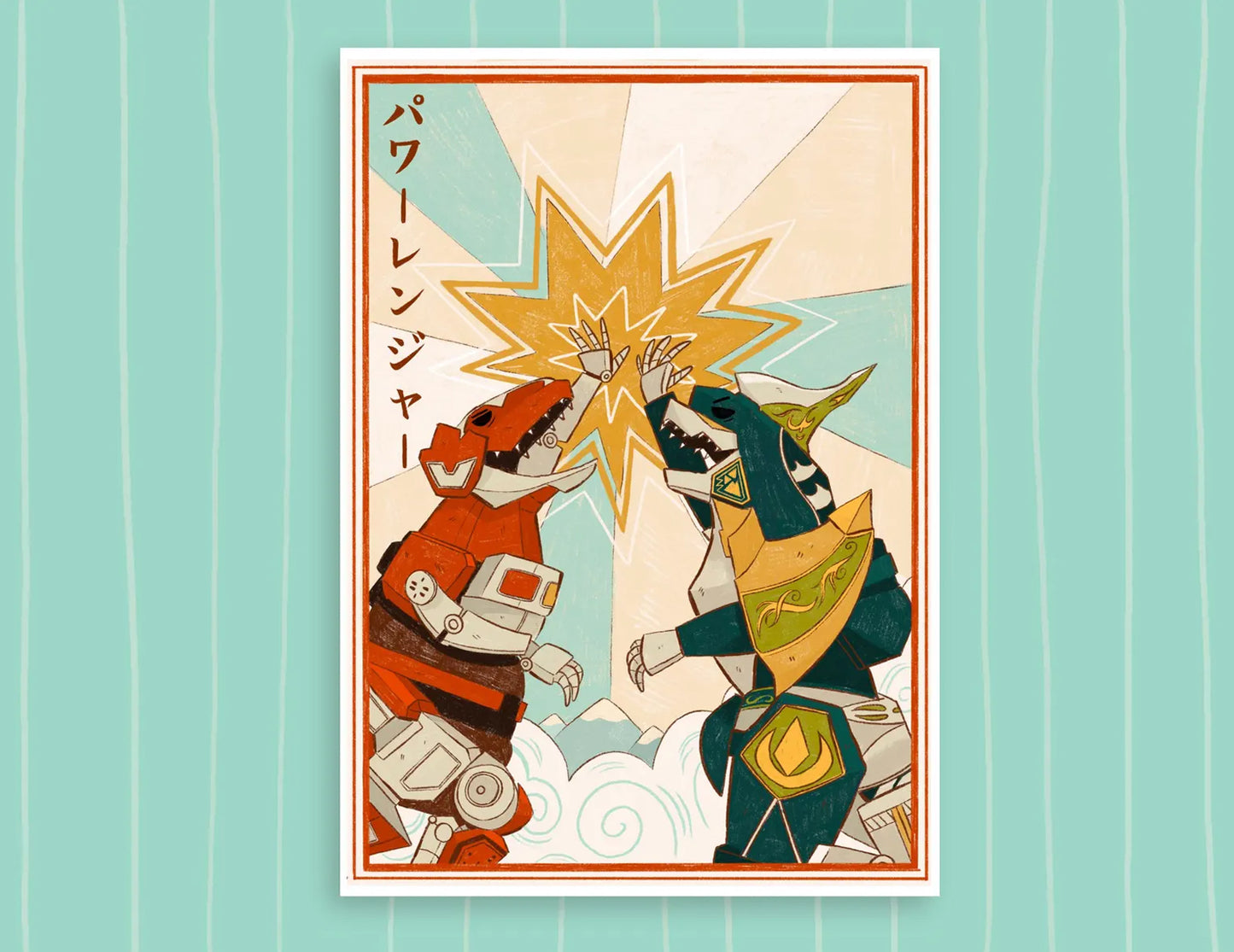 'High Five' Zord art print