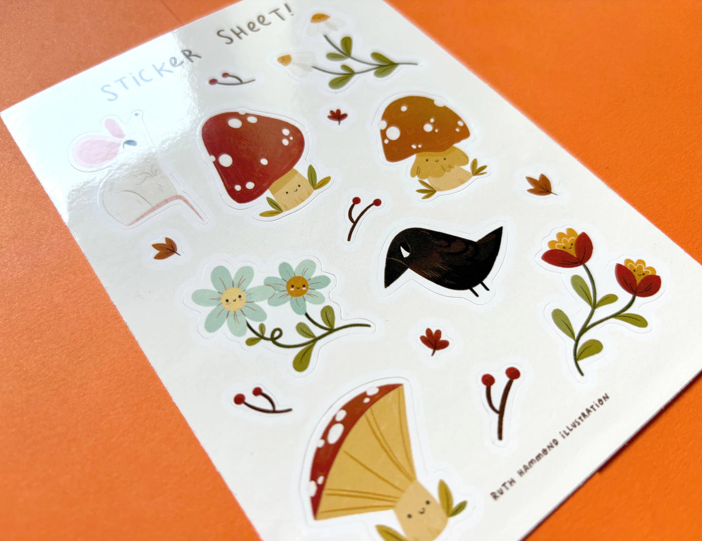 DISCONTINUED Autumnal sticker sheet
