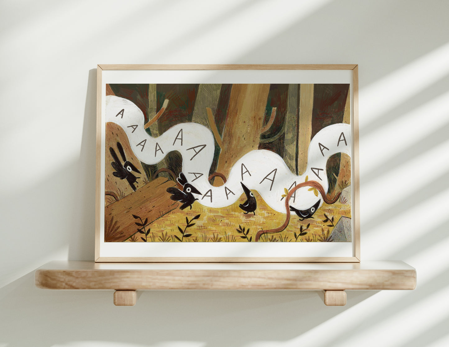 Wandering Raven art print