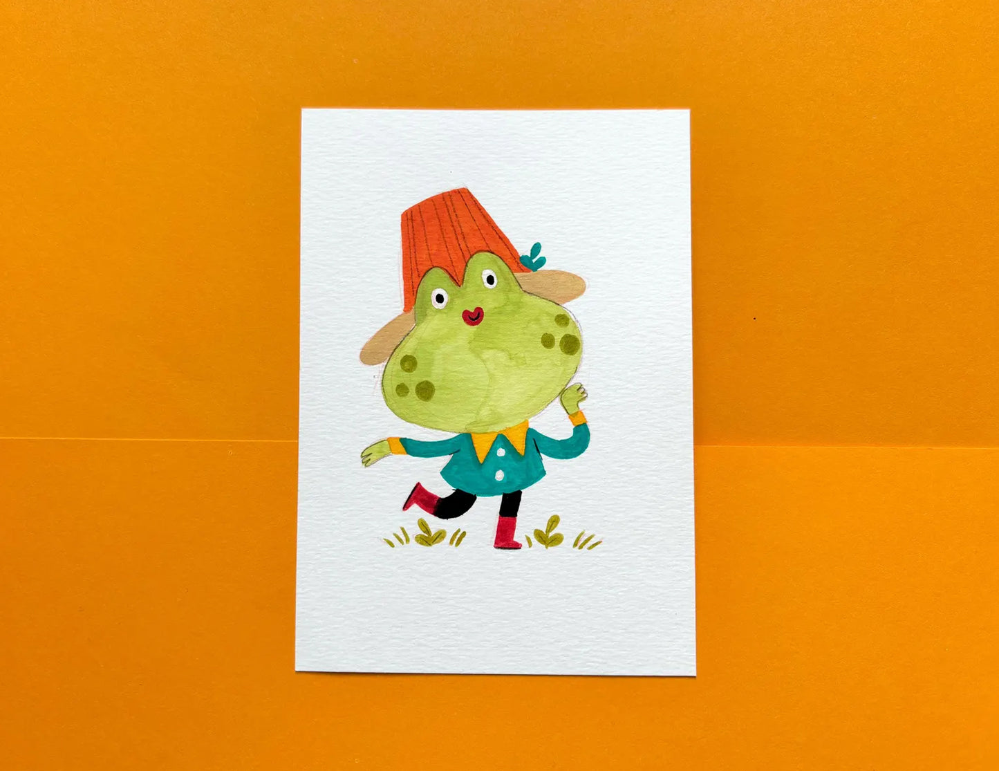 Frog Chap original painting