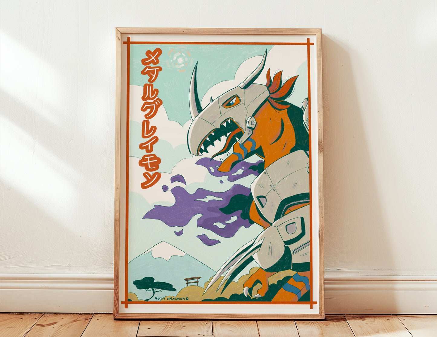 Dino-mech art print