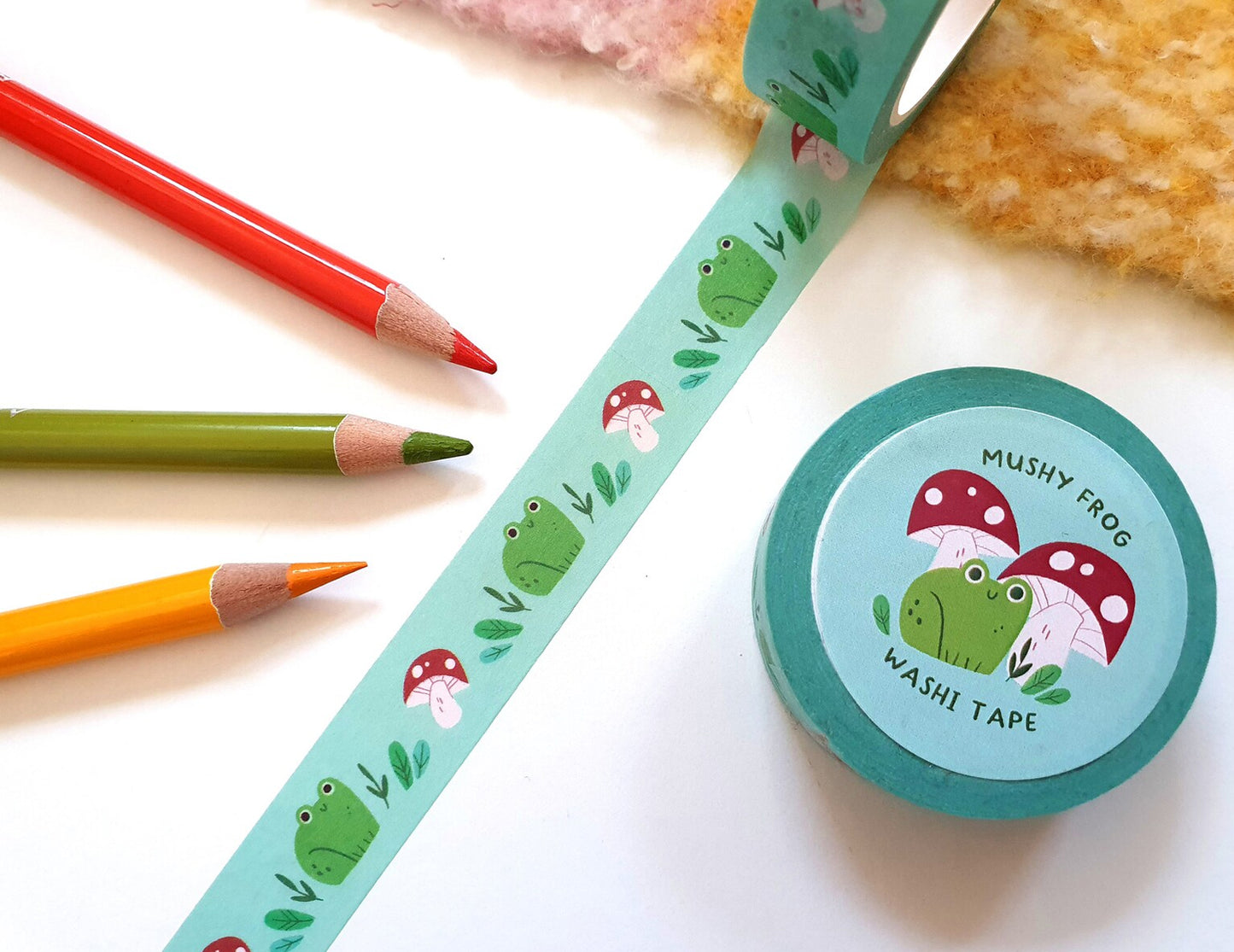 DISCONTINUED Mushy Frog washi tape